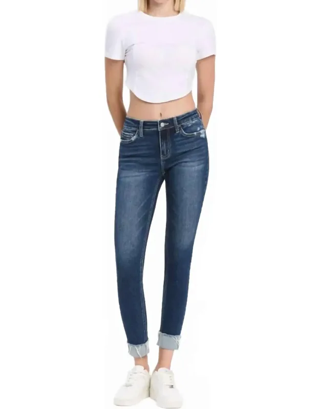 Reflex Mid Rise Skinny Jeans
