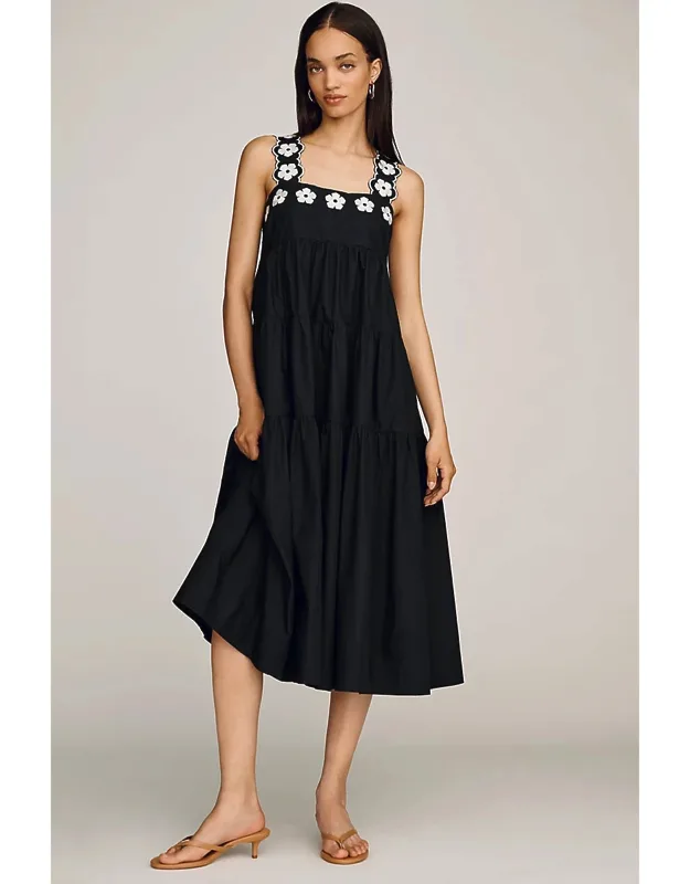 Tiered Midi Dress