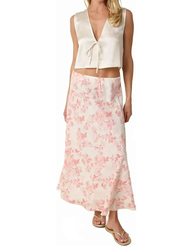 The Adeline Floral Maxi Skirt