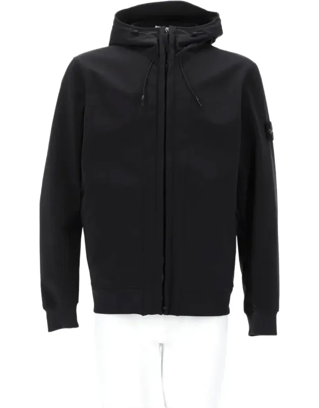 Two-layer Technical Fabric Hooded Jacket