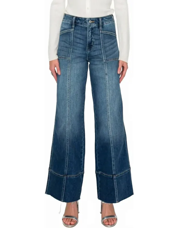 Seamed High Rise Jeans