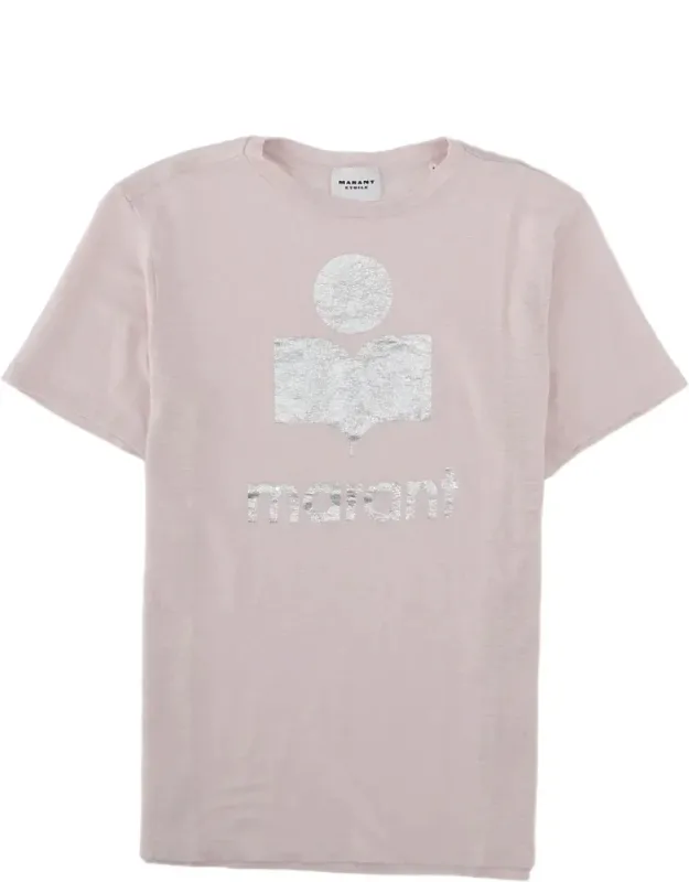 Zewel Textured Logo Linen T-shirt