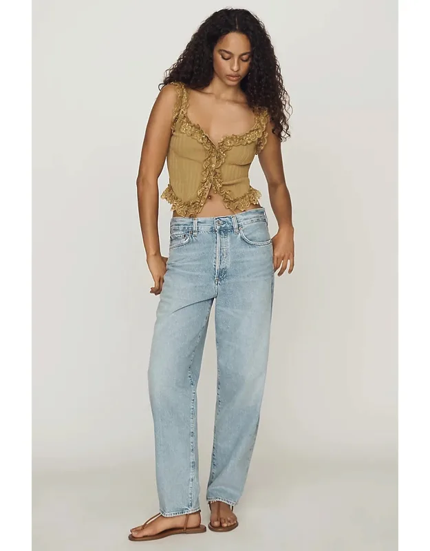 High-rise Straight Jeans