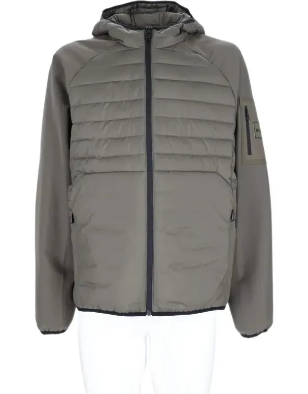Quilted Front Panel Sports Jacket