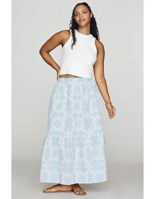 Tiered Maxi Skirt