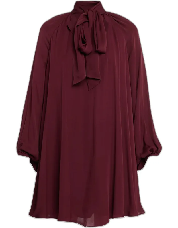 Silk Mini Dress