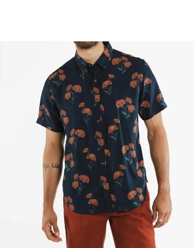 Modal Button Down Slim Shirt