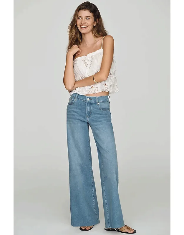 Low-rise Slim Palazzo Jeans