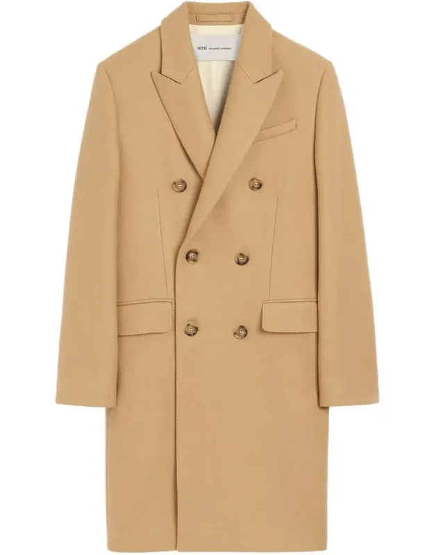 Structured Coat With Wide Lapels