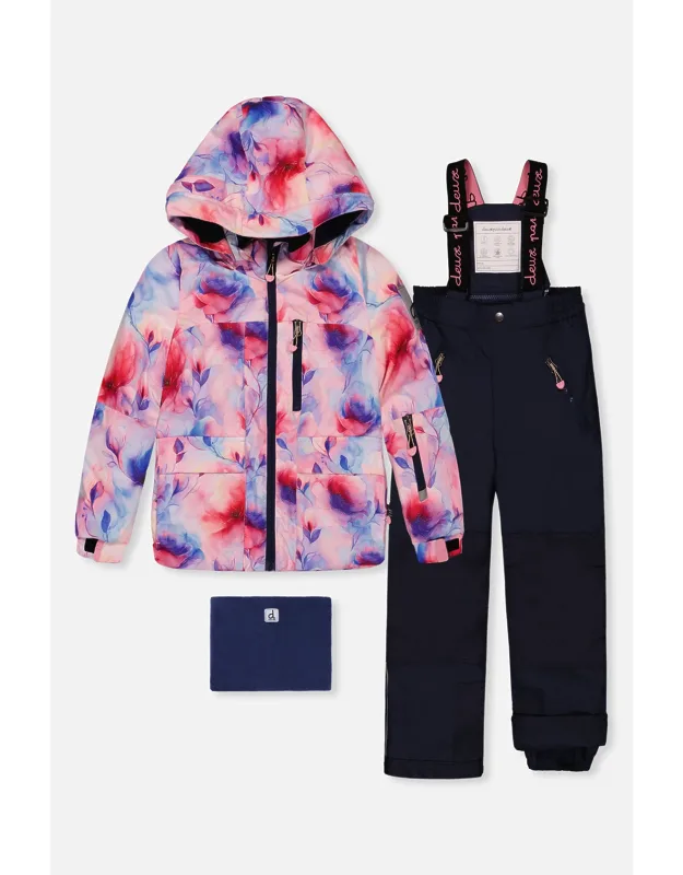 Two Piece Play Snowsuit With Navy Pants