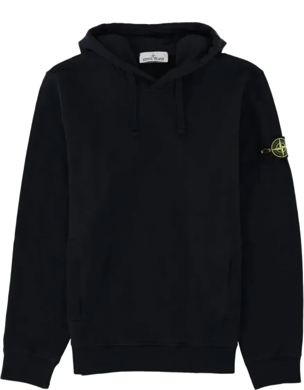 Pullover Patch Logo Cotton Hoodie