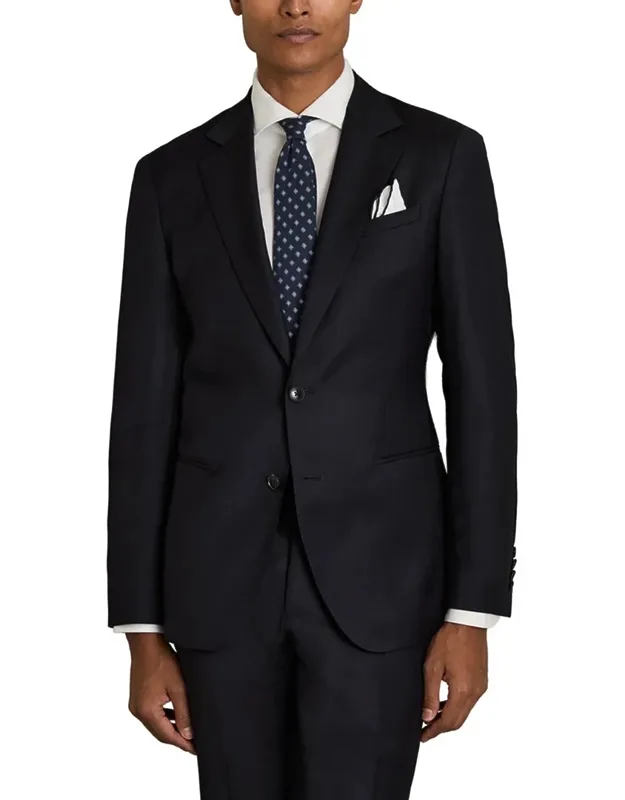 Aspire Notch Plain Wool Formal Jacket