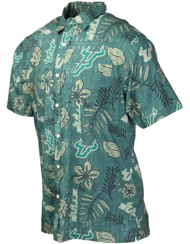 South Florida Bulls Vintage Floral Shirt