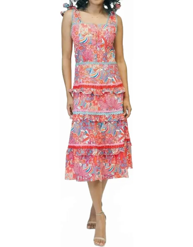 Tropical Trapeze Dress