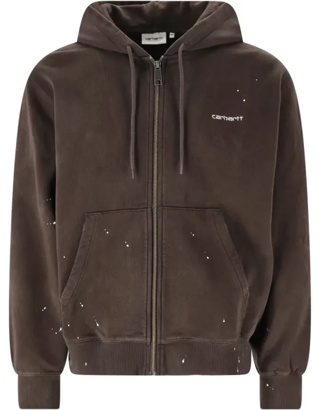 Painter Cotton Zip-up Hoodie