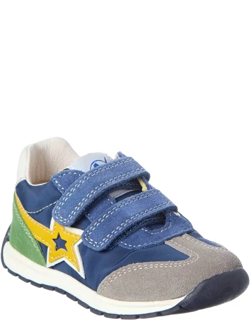 Crumi Nylon & Suede Sneakers