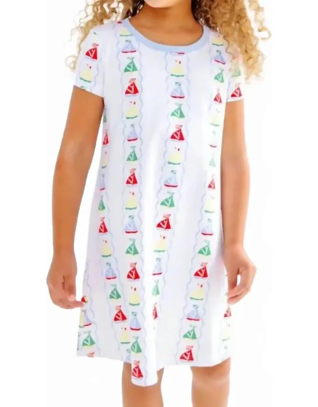 Short Sleeve Polly Play Dress
