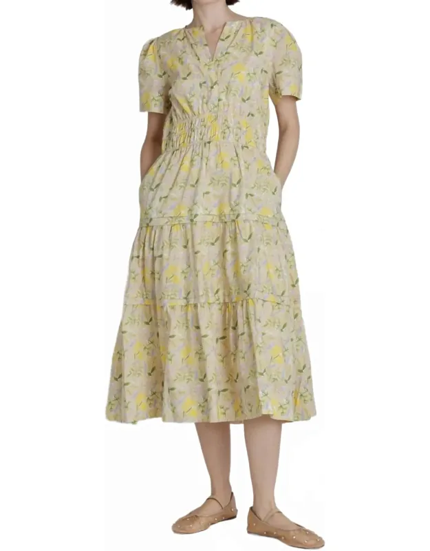 Tiered Midi Dress