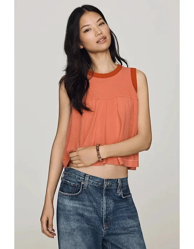 Wool Cashmere Swing Tank