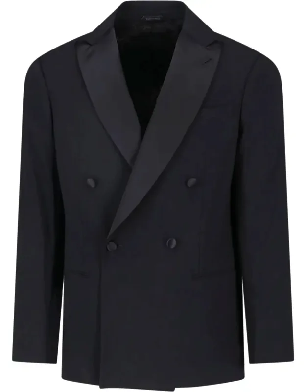 Soho Double-breasted Virgin Wool Blazer