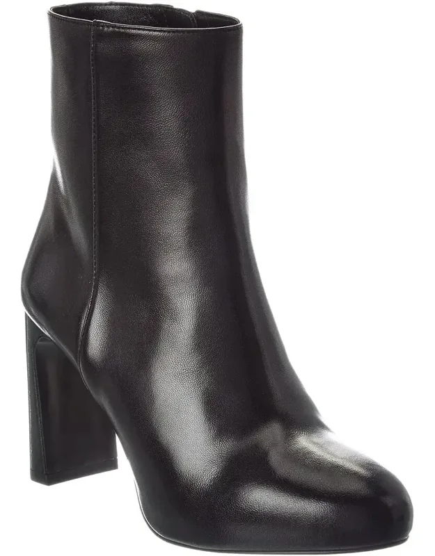 Babette Platform Zip Leather Booties