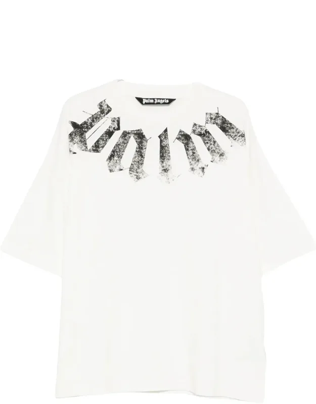 Big Neck Logo Cotton T-shirt