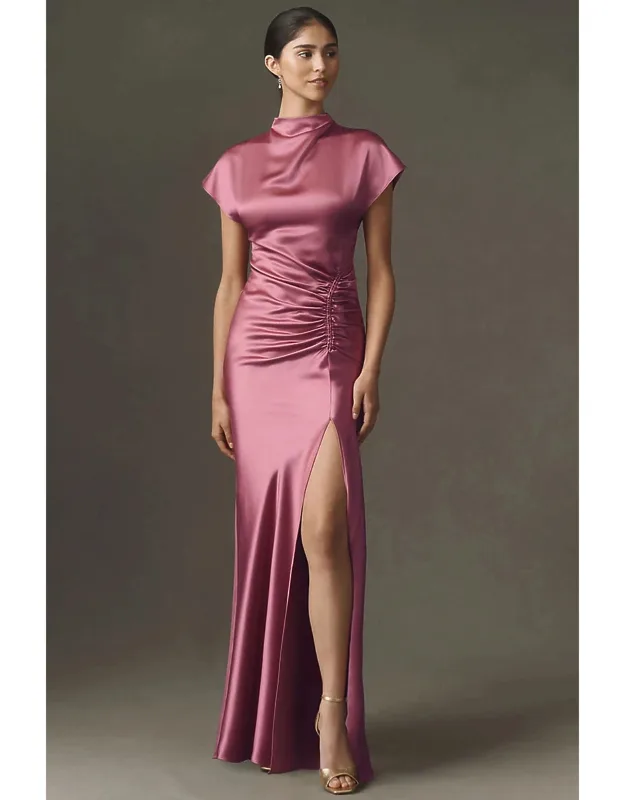 Cade Satin Maxi Dress
