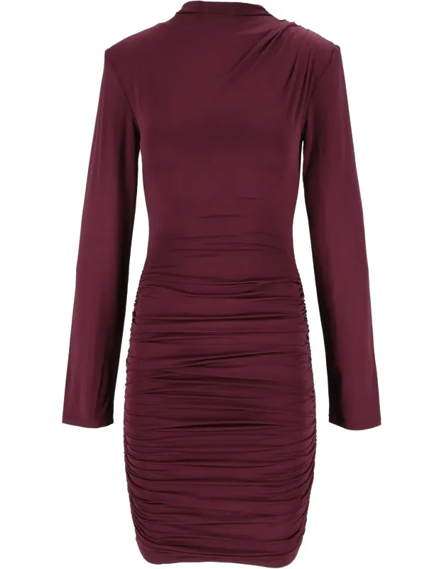 Draped Mini Dress
