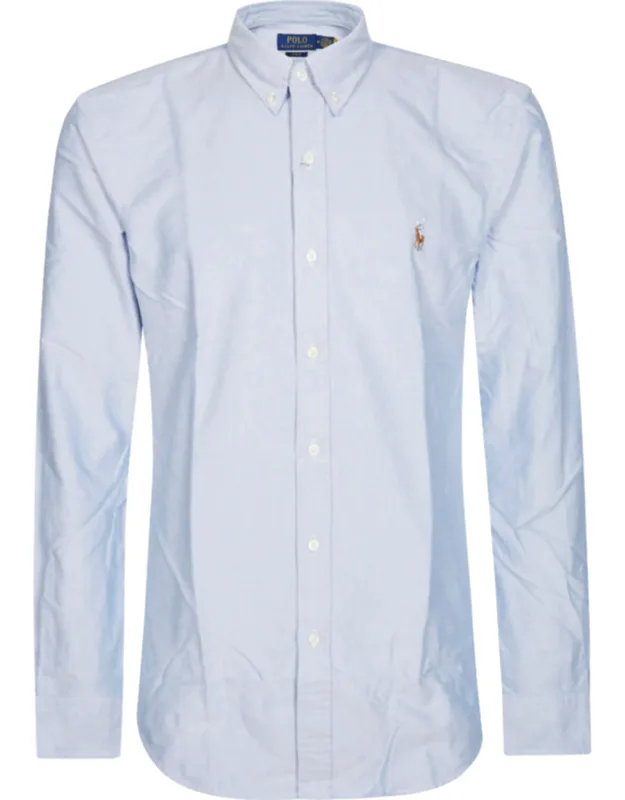 Tailored Long-sleeve Button-down Shirt