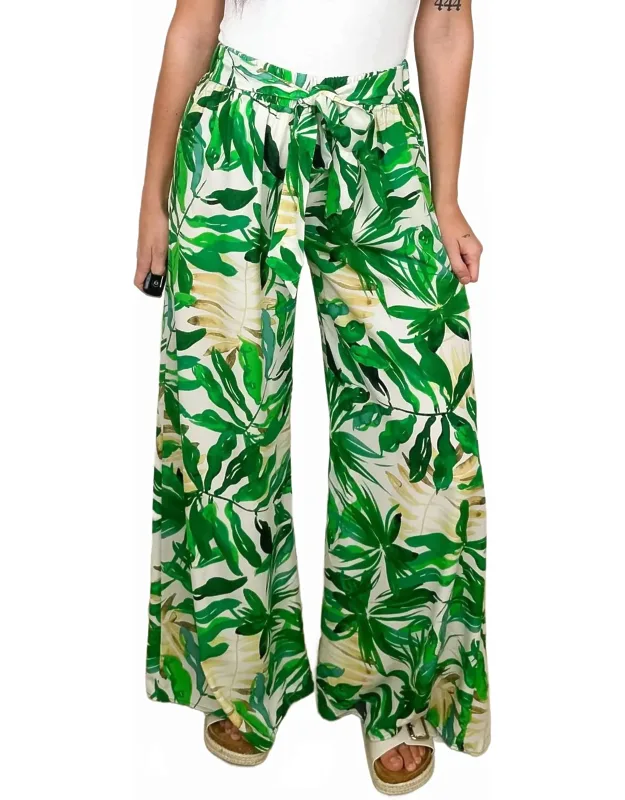 High-rise Lightweight Wide Leg Pants