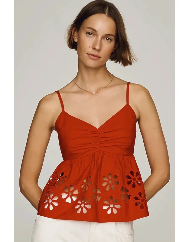 Cutwork Tank Top