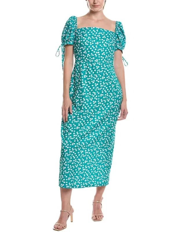 Short Sleeve Midi Dress