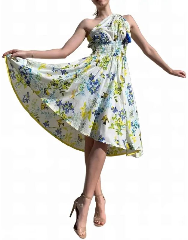 One Shoulder Goddess Dress