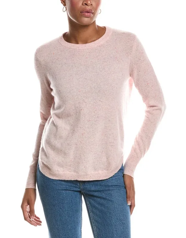 Solid Shirttail Crewneck Sweater