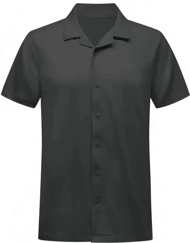 Jersey Knit Camp Shirt