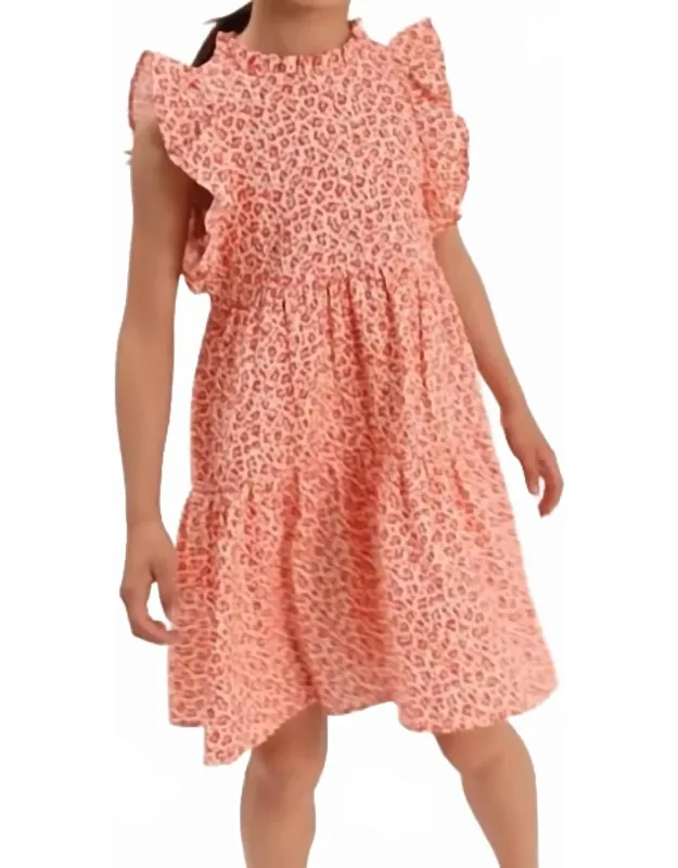 Perla Animal Print Cotton Dress