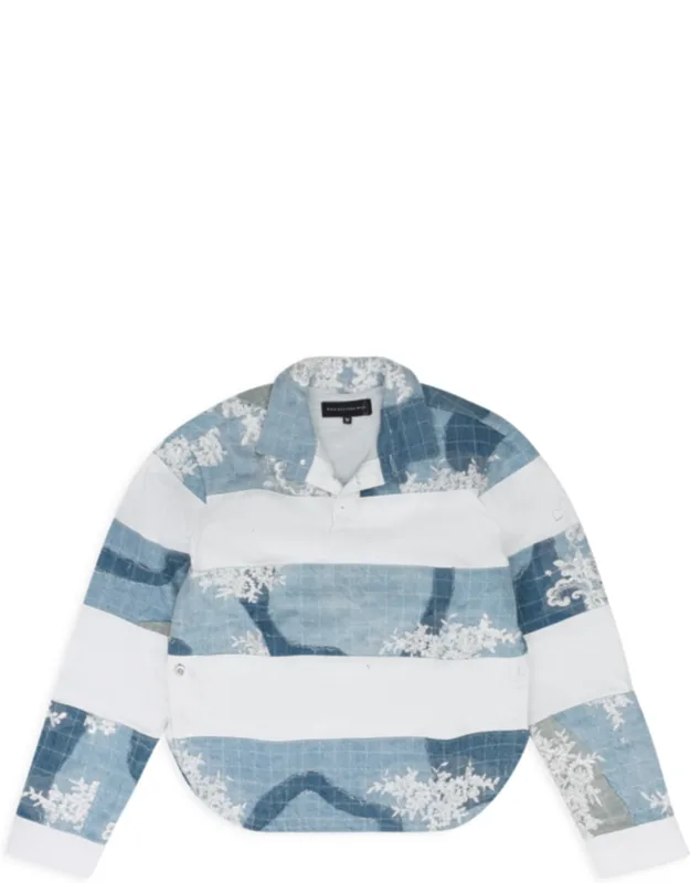 Merged Rugby Button-down Shirt