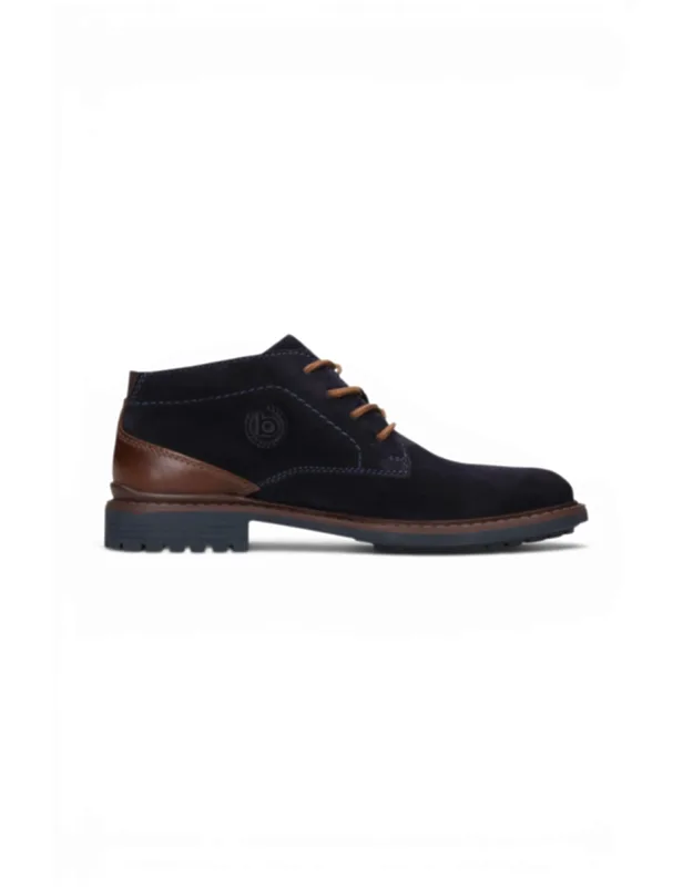 Suede Leather Lace-up Desert Ankle Boots