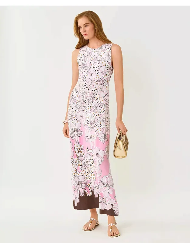 Ellison Maxi Dress With Empire Waist And Cut-in Armholes