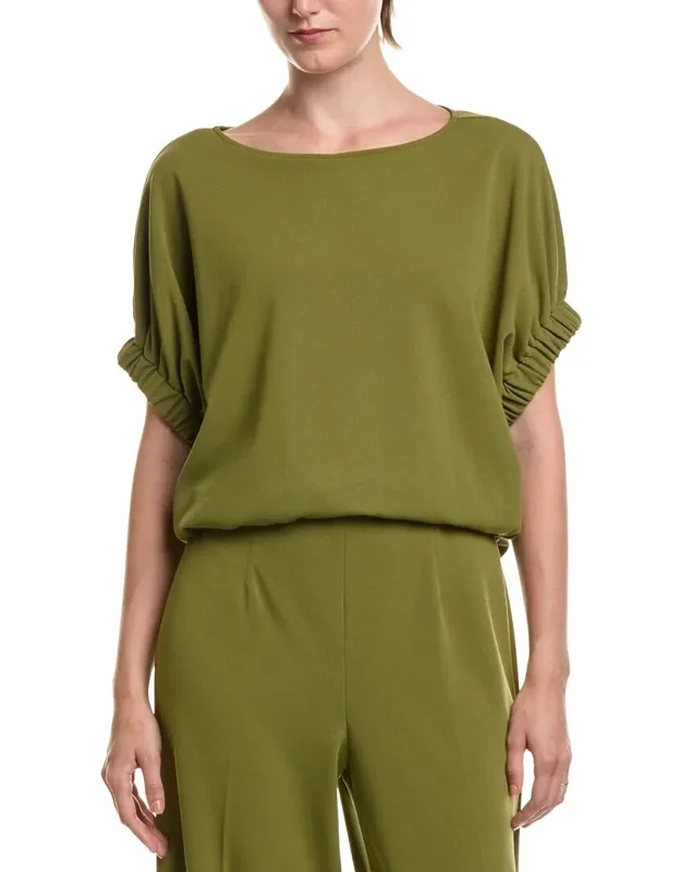 Elastic Sleeve Dolman T-shirt