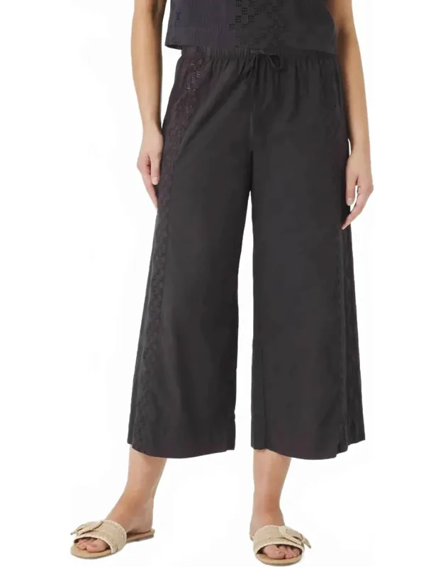 Geo Eyelet Pants
