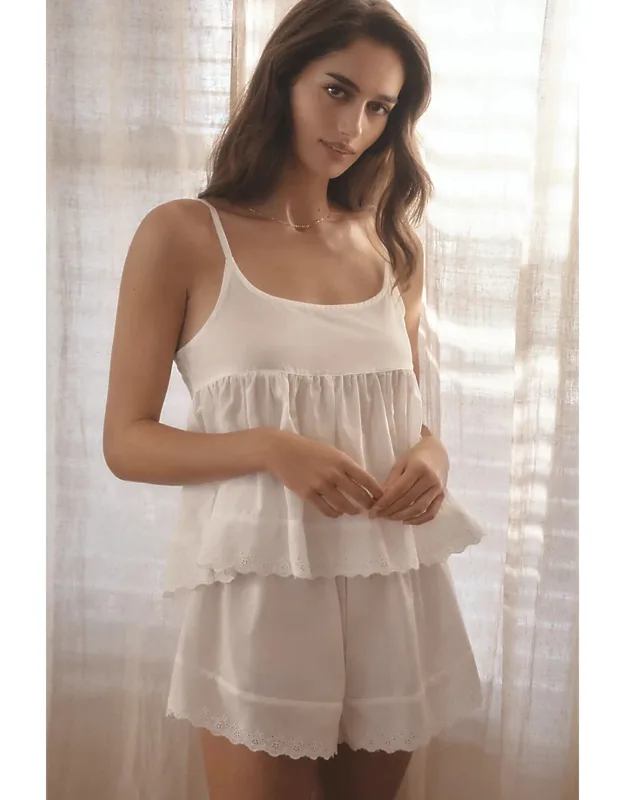 Broderie Pajama Set