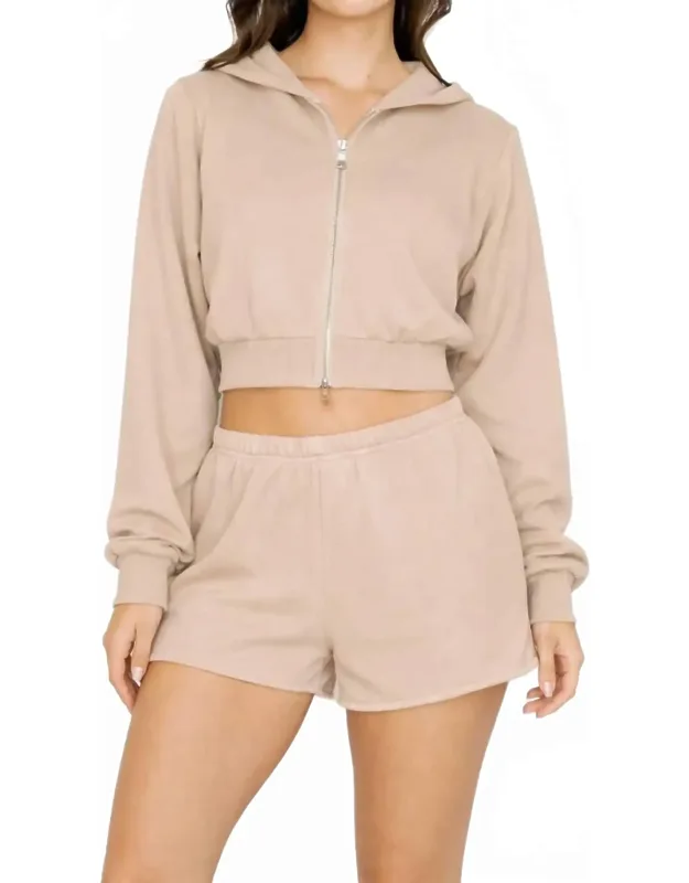 Cove Crop Zip Hoodie