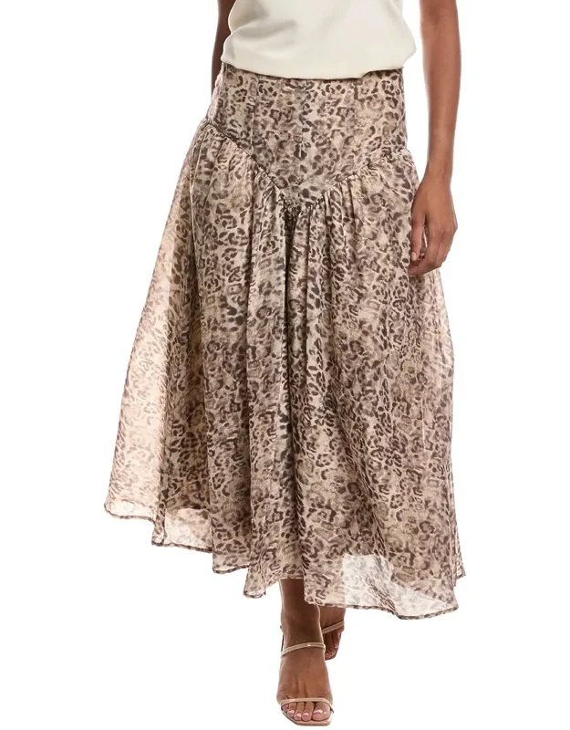 Hildie High-waist Midi Skirt