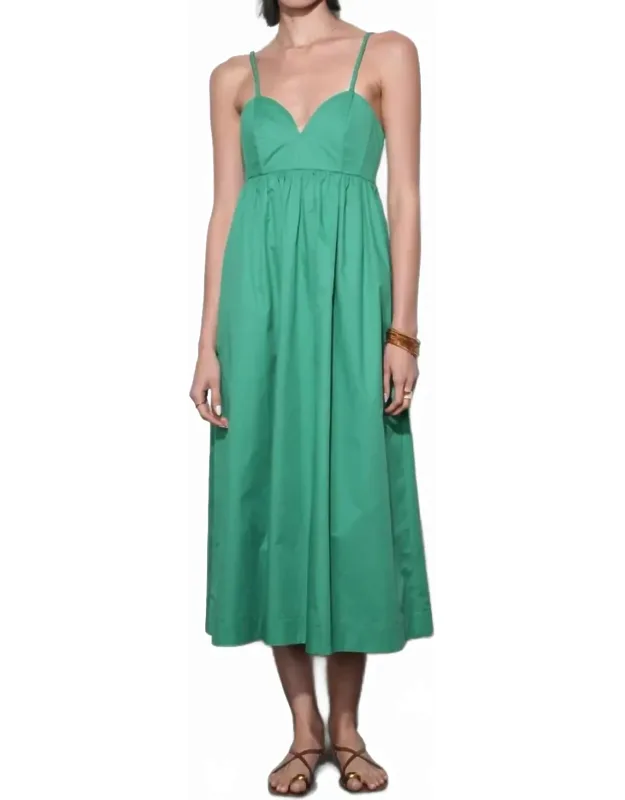 Libby Boned Bodice Midi Dress