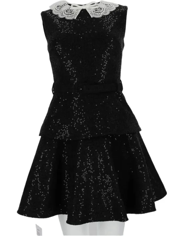Textured Mini Dress