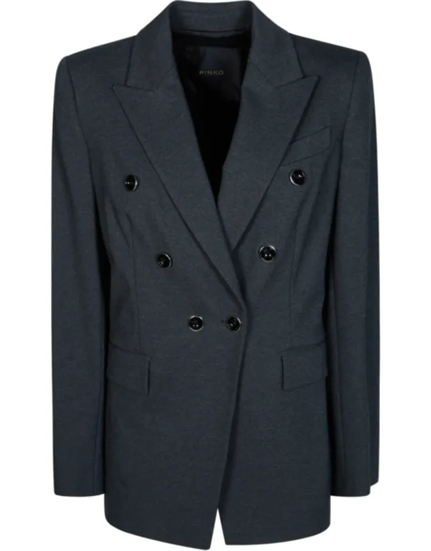 Hibiscus Double-breasted Blazer