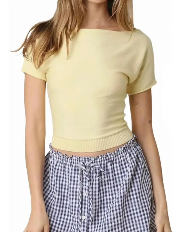 Boat Neck Tee