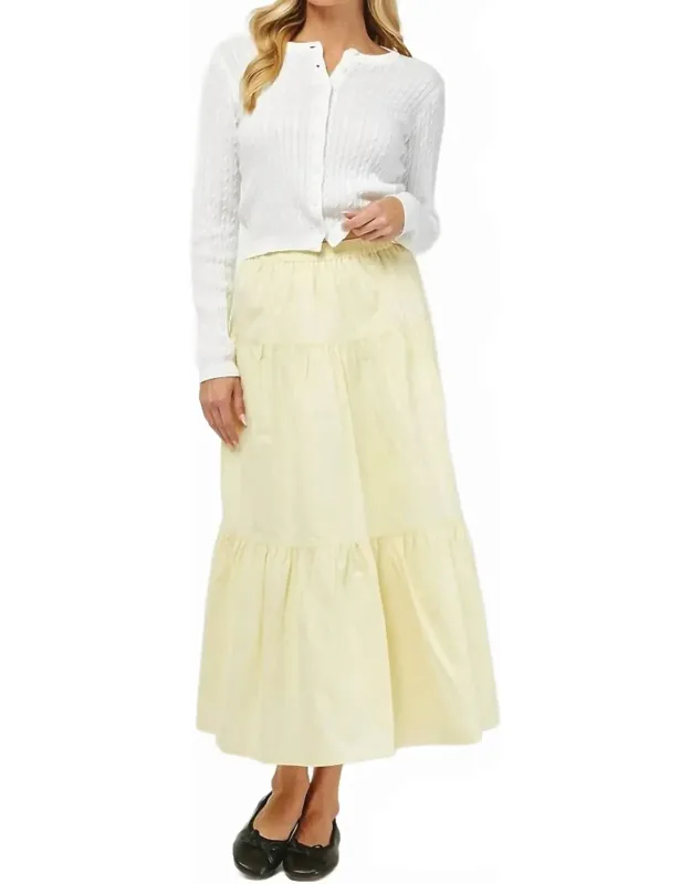 The Daisy Tiered Maxi Skirt