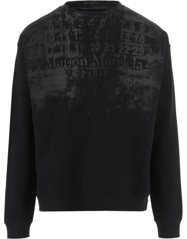 Iconic Digital Print Cotton Sweatshirt